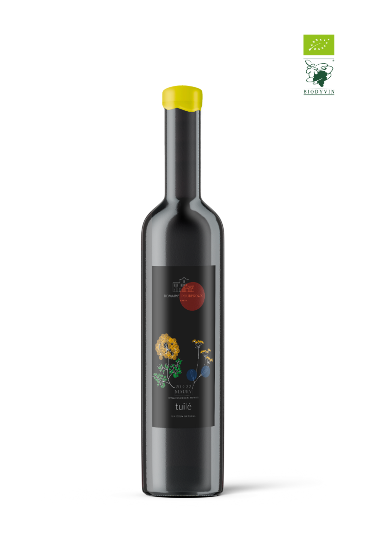 Domaine Pouderoux Maury Tuilé, illustrationsfoto af årgang 2022