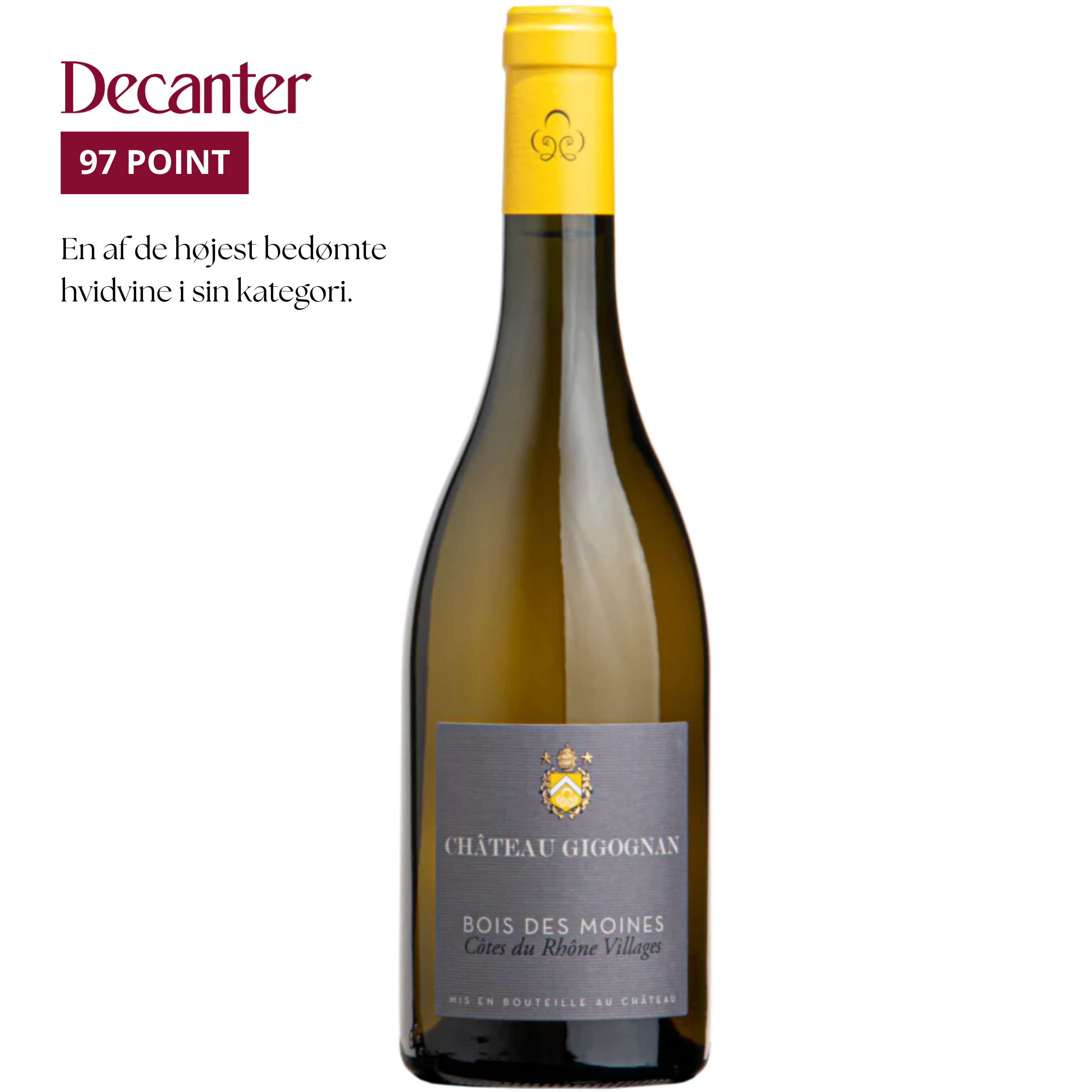 Gigognan - Cotes du Rhone Villages blanc Bois Des Moines 2022