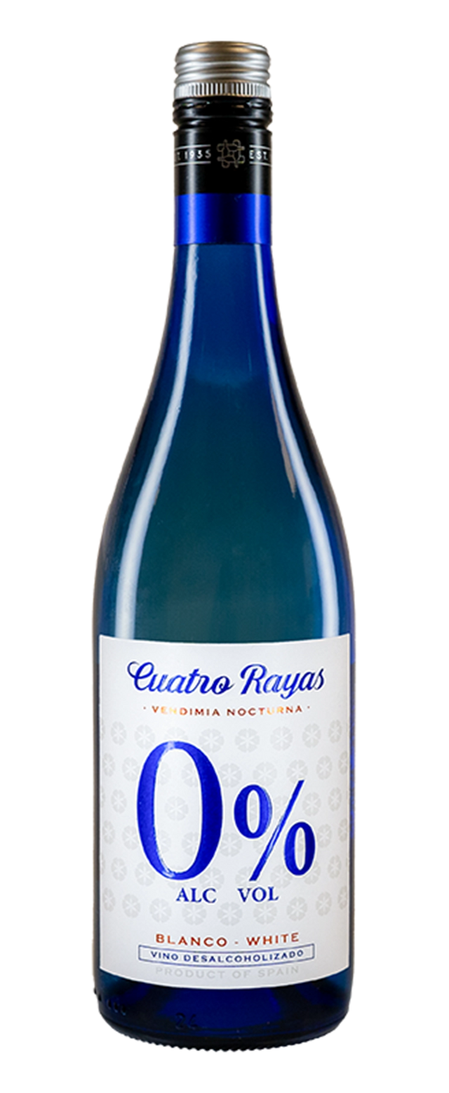 Cuatro Rayas Vendimia Nocturna 0 % – producentens flaskefoto