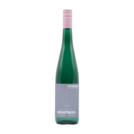 Petershof Niedermennig Riesling Trocken 2020 – fritlagt flaske