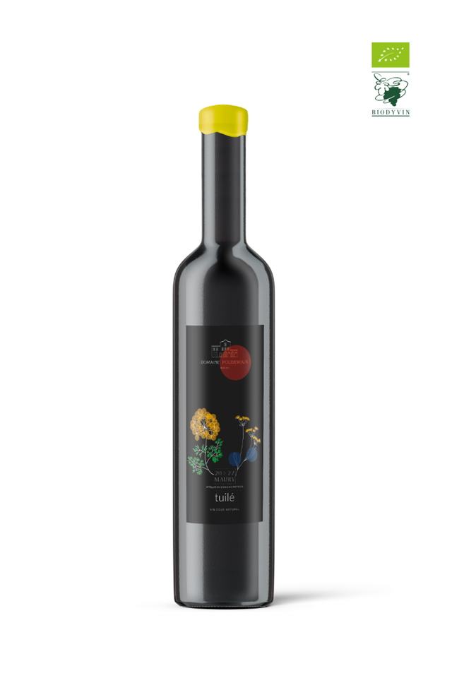 Domaine Pouderoux Maury Tuilé, illustrationsfoto af årgang 2022